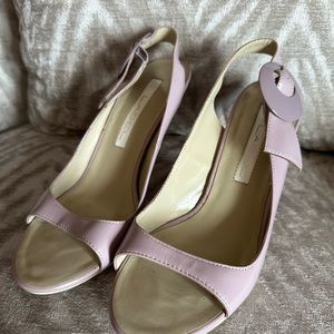 Leather Sling Back shoes Size 6 1/2